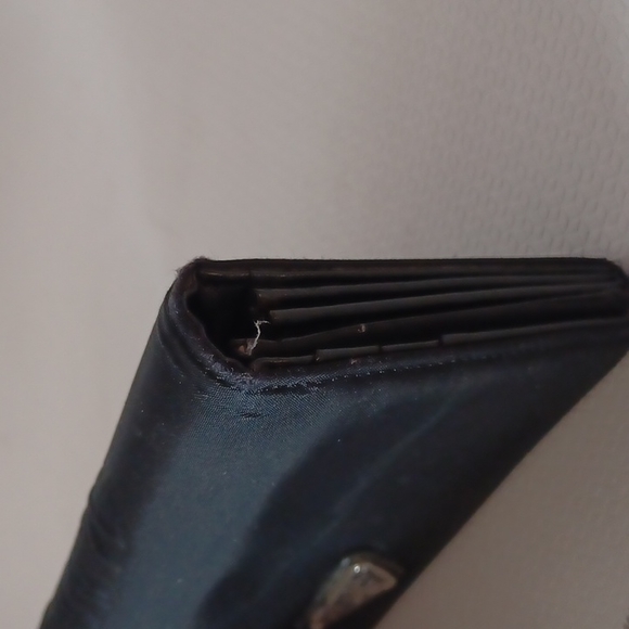 Prada Black Nylon Continental Long Wallet Women - Picture 9 of 10
